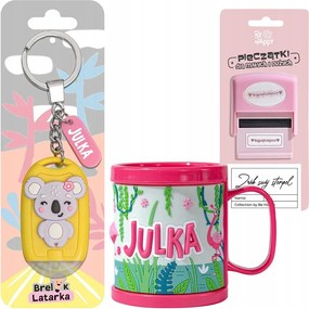 Gyereknapi Ajándék Bögre Gyerek Név Julka Julia Kulcstartó Bélyegző
