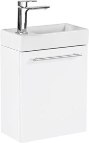 Fantastic alsó fürdőszoba bútor, mosdóval, fehér színben