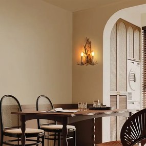 Brilagi - Fali lámpatest DEER 2xE14/10W/230V agancs