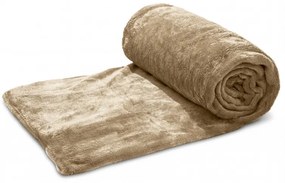 Bézs CALMI mikroplüss takaró 150x200 cm