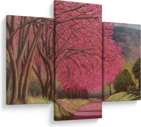 Virágzó fák képe (90x60 cm)