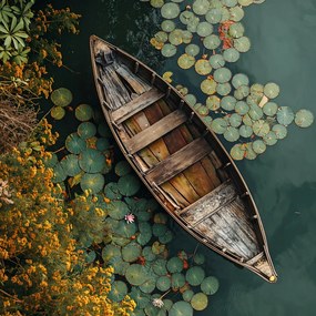 Poszter 90x90cm Hajó a természet között