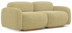 Sárga moduláris kanapé 190 cm Ailani – Makamii