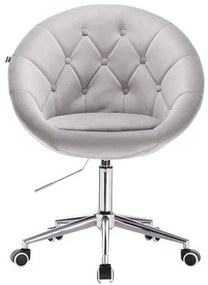 HR8516K Acél modern velúr szék