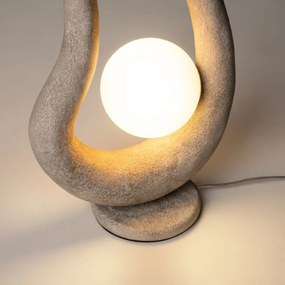 Maytoni modern asztali lámpa opus fehér szürke mymod380tl-01gr