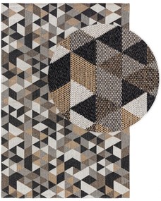 Mosható pamut szőnyeg Cooper Beige/Black 230x320 cm