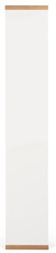 Fehér-natúr színű könyvespolc 70x198 cm Berlin – TemaHome