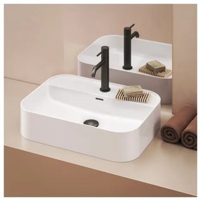 Ravak XJX01155005 - CERAMIC SLIM ráépíthető mosdó 55x40 cm kerámia/fehér