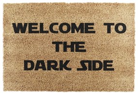 Kókuszrost lábtörlő 40x60 cm Welcome to the Darkside – Artsy Doormats