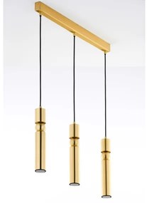 Jupiter 2010 - Csillár zsinóron ALAS 3xGU10/10W/230V arany