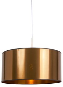 Design lógólámpa fehér réz árnyékolóval 50 cm - Combi 1