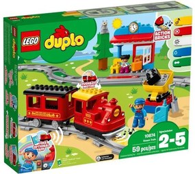 LEGO Duplo 10874 - Gőzmozdonyos vonat készlet