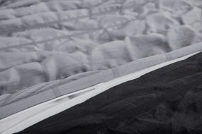 Krepp Polycotton ágynemű Neapol Sötétszürke 200x140cm+90x70cm TiaHome kopia