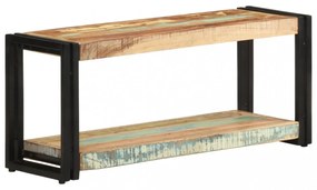 tömör újrahasznosított fa TV-szekrény 90 x 30 x 40 cm