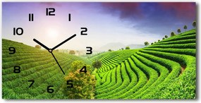 Üveg falióra Teaültetvény 60x30 cm