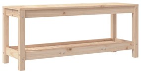 tömör fenyőfa kerti pad 108x35x45 cm
