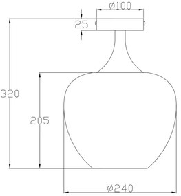 Globo 15548DK - Mennyezeti lámpa MAXY 1xE27/40W/230V fehér/antracit