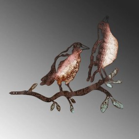 Bird fém kerti dísztárgy, 39×45 cm