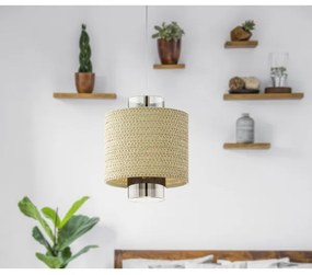 Eglo 43393 - Csillár zsinóron MEDIOUNA 1xE27/40W/230V