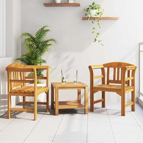 vidaXL Rózsapad Természetes 68,5 x 46 x 82,5 cm Tömör Akácfa