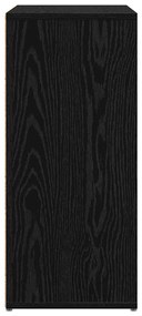 Magasfiú 2 pcs Musta tammi 60 x 31 x 70 cm Faanyag