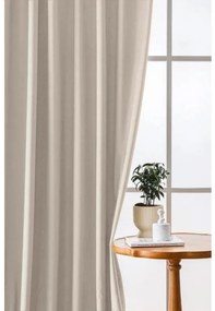 Sötétítő függöny VELVET bézs 140x250 cm (2 db), fém gyűrűk