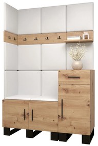 Előszobabútor Amanda 10 (artisan tölgy + fehér). 1085945