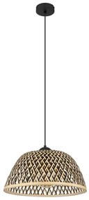 Globo 15767H1 - Csillár zsinóron COLLY 1xE27/15W/230V bambusz