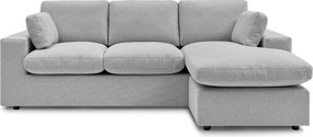 Világosszürke sarokkanapé Belair – Bobochic Paris