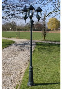 Brighton Kültéri Lámpa 3-Karú 230 cm Sötétzöld/fekete