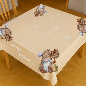 Karácsonyi terítő Barna manó 140 x 180 cm TiaHome