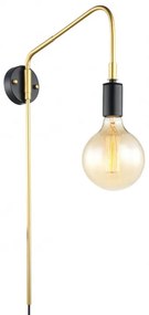 Italux MALENE MBM3386/1 BK+GD Fali lámpa 1x40W/E27