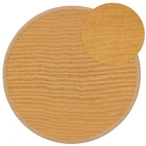 Szizál szőnyeg Sana Beige o 150 cm kör alakú