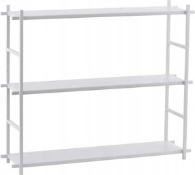 Fém könyvespolc Simple House Doctor Fehér