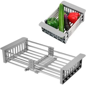 Teleszkópos csöpögtető mosogatóhoz szürke