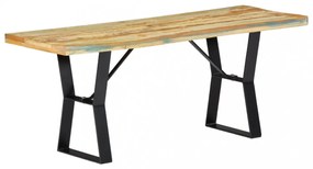 tömör újrahasznosított fa pad 110 cm