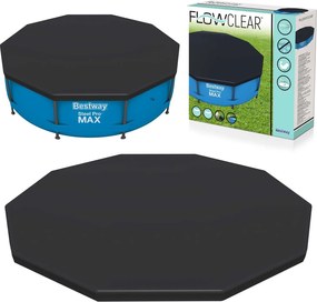 Fedél Kerti Vázas Medencéhez Kerek Átm. 305 CM Bestway