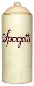 Romantikus spagettitartó,natúr,kerámia,kézzel festett-dia12x30cm
