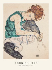 Reprodukció Adele Herms (Special Edition Female Portrait) - Egon Schiele