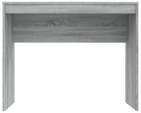 szürke sonoma színű szerelt fa íróasztal 90x40x72 cm