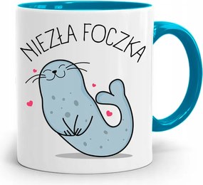 Kék Bögre Vicces Szép Fóka nyomott mintával