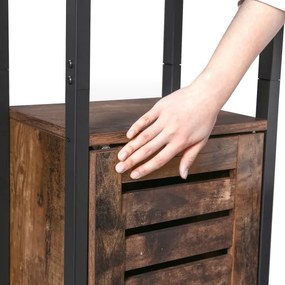 FIRA barna/fekete szekrényke