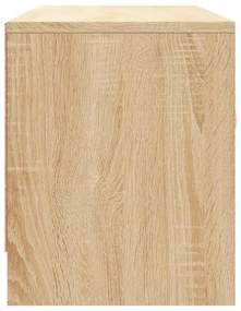 sonoma tölgy színű szerelt fa fali TV-szekrény 102x30x37,5 cm