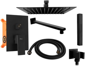 rejtett Zuhanyszett Rea Fenix Black + BOX