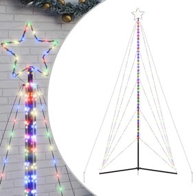 vidaXL színes LED karácsonyfa 615 LED 404,5 cm