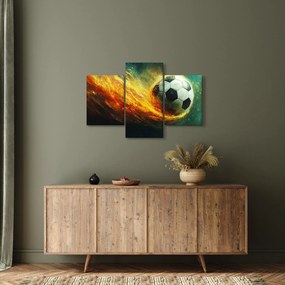 Kép - Focilabda repülés közben (90x60 cm)