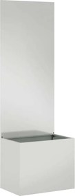 vidaXL Kertvédő vászon Ezüst 50 x 32 x 150 cm Horganyzott acél