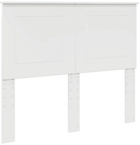 Fejtámla fejtámlával Fényes Fehér 135 cm Faanyag