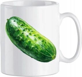 Kerámia bögre Divatos nyomtatás Uborka Zöldség Savanyú Ajándék