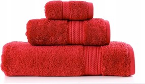 Egyptian pamut törölköző 50x90 piros vastag
